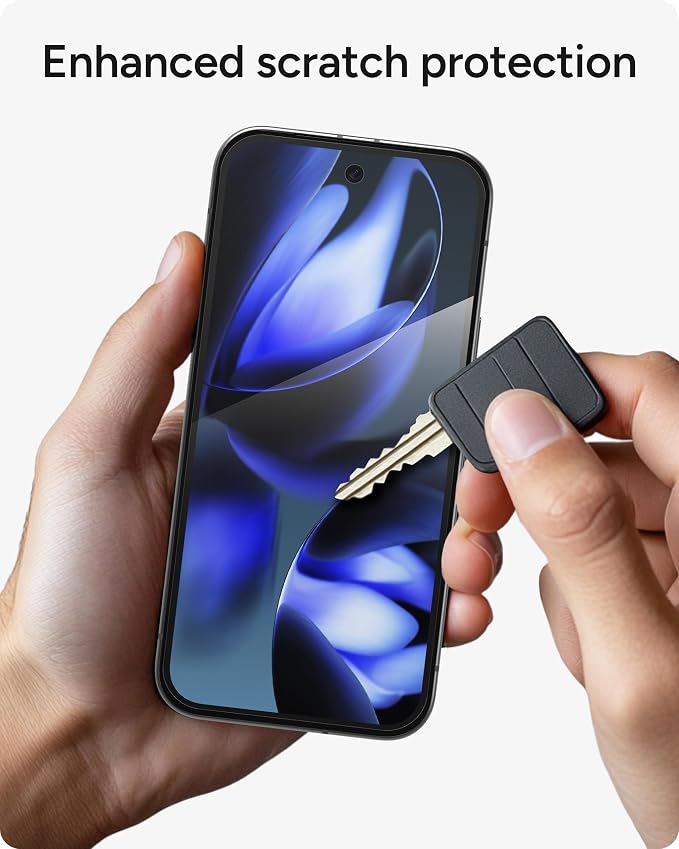ZAGG Glass Elite Google Pixel 9a Screen Protector – Ultra-Strong Tempered Glass Scratch-Resistant EZ Apply Installation InvisibleShield Made with Recycled Materials