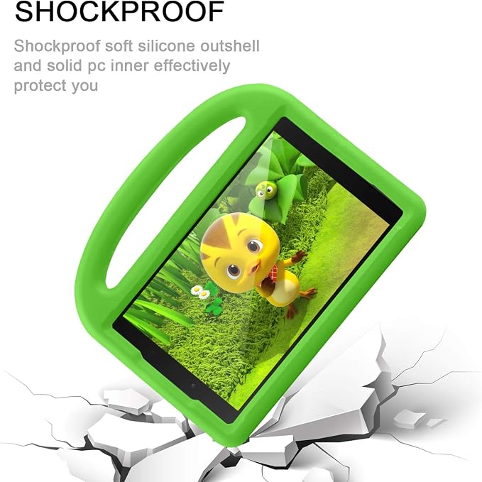Kids Case for Samsung Galaxy Tab A 8.0 (2019) SM-T290/SM-T295 Techcircle Kid Child Safe Shock Proof EVA Rugged Protective Handle Stand Case for Galaxy Tab A 8.0 SM-T290/SM-T295 Tablet Black
