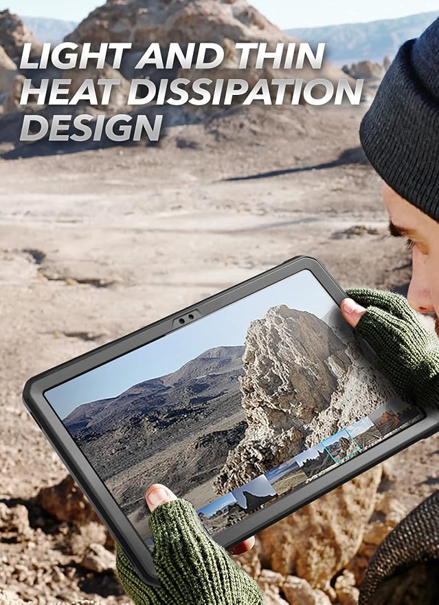SUPCASE for Galaxy Tab A8 Case with Stand (Unicorn Beetle Pro) [Built-in Screen Protector] Full-Body Rugged Shockproof Heavy Duty Protective Tablet Case for Samsung Galaxy Tab A8 10.5 Inch Black