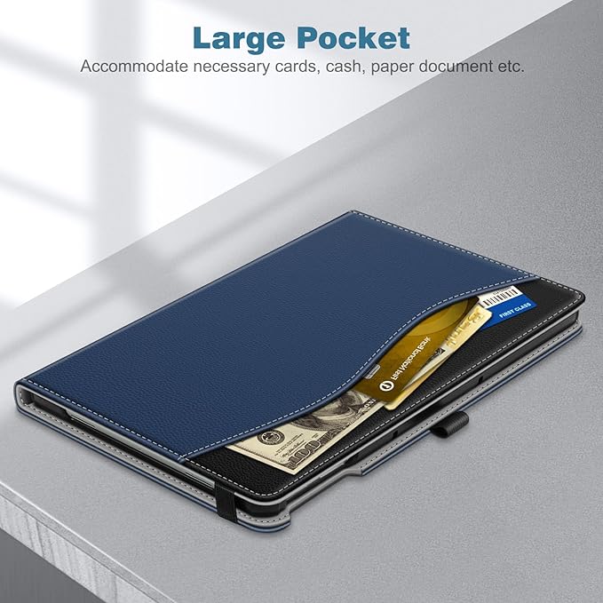 Fintie Case for Google Pixel Tablet 11 inch 2023 Multi-Angle Viewing | Protective Stand Cover with Pocket &amp Pencil Holder Compatible with Charging Speaker Dock Blossom