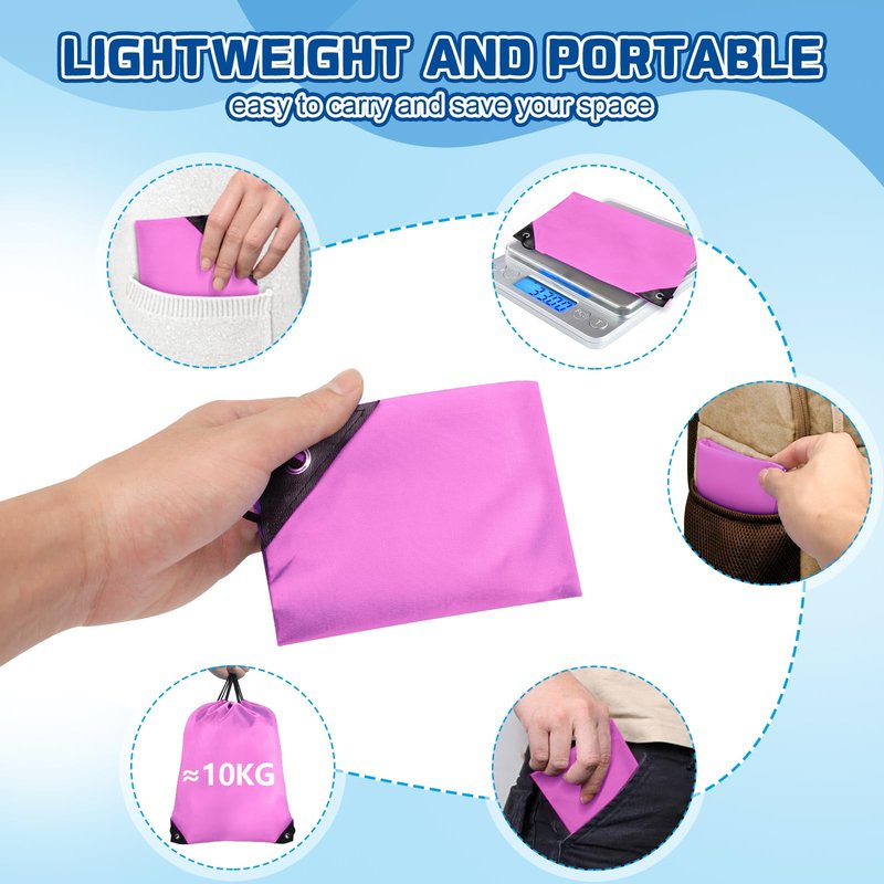 Grneric Drawstring Backpack Bulk 42 Pcs String Backpack Drawstring Bags Cinch Bag Sackpack for Men Women Gym (Pink)