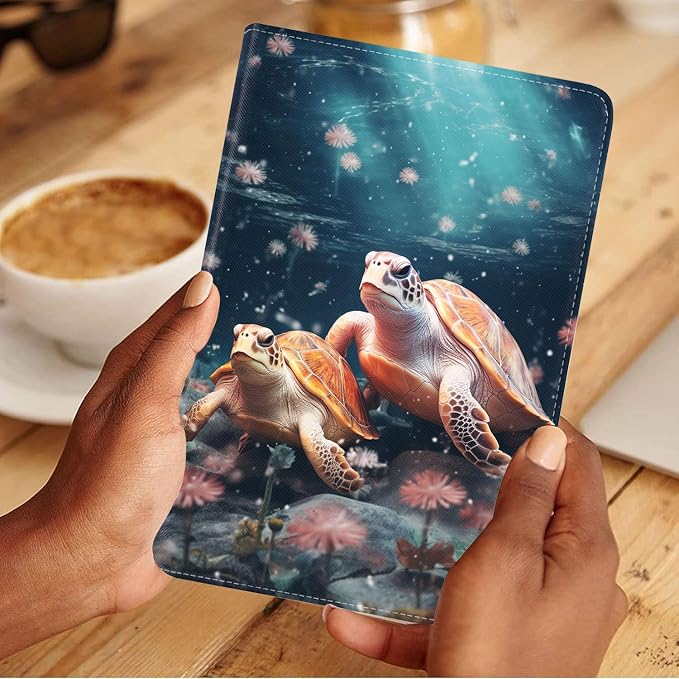 Case for Samsung Galaxy Tab A 8.0 2019 (SM-T290/T295/T297) Slim Lightweight PU Leather Stand Cover with Auto Wake/Sleep for Galaxy Tab A 8.0 Inch Abstract Watercolor Art Dogs