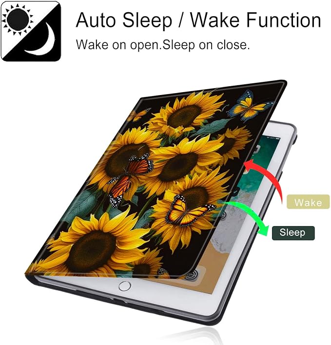 for All-New Fire HD 10 Tablet Case (13th Generation 10.1 inch 2023 Release) with Adjustable Stand &amp Auto Wake/Sleep Feature Smart Protect Cover Case - American Flag