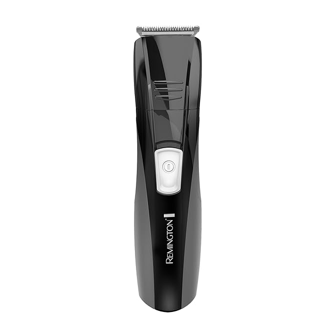 Remington Head to Toe Advanced Rechargeable Powered Body Groomer Kit, Beard Trimmer (10 Pieces), 6.3 Inch, Black
