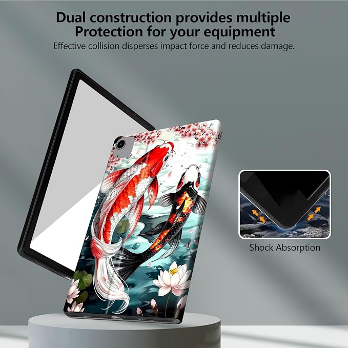 for iPad Air 13 Inch Case (M3/M2-2025/2024 Release) Slim iPad 13 Protective Case with Stand Hard Back Shell for iPad Air 13 Auto Wake/Sleep 1776 American Flag with Bullets