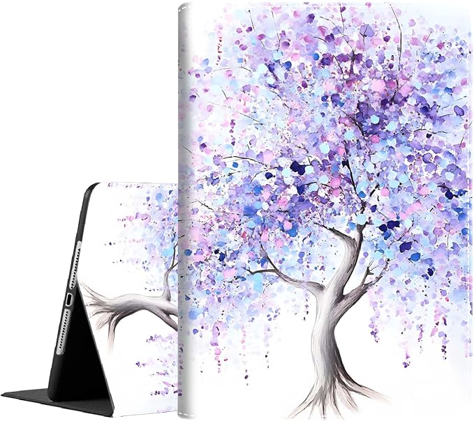 Case for New iPad (A16) 11th Generation 11 Inch 2025 for iPad 10th Generation 10.9 2022 Multi-Angle Smart Stand Cover Auto Sleep/Wake Halloween Panda Wizard and Pumpkin