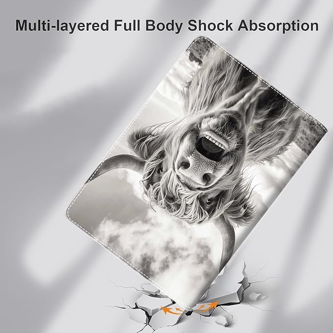 Case for iPad Air 11 Inch Case M2 2024 iPad Air 6th Gen Case/iPad Air 5th Gen 2022/Air 4th 2020 10.9 Inch Slim Stand Protective Smart Cover Fit iPad Air Retro Moth