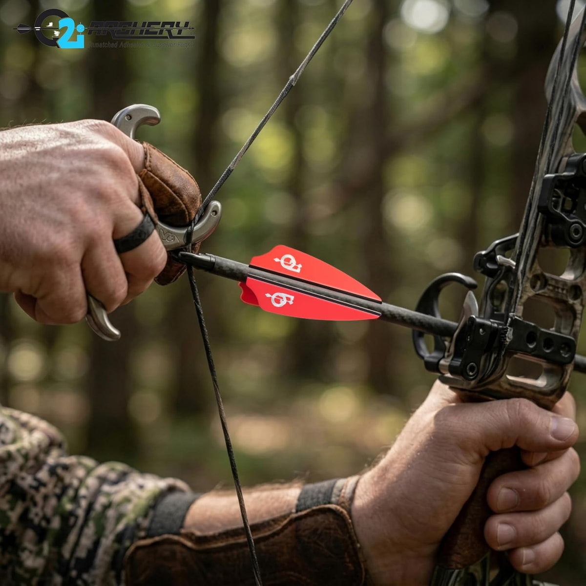 Q2i Fusion X-II | 3" | 36pk | White High-Performance Arrow Fletching Vanes with Tri-Fusion Adhesion Technology for Target Archery