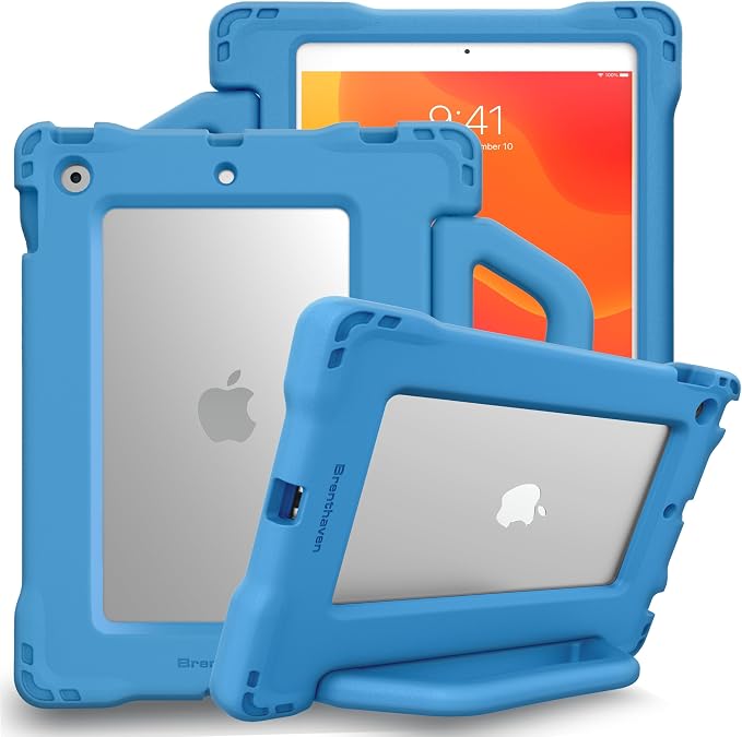 Brenthaven Bounce Rugged iPad Case Fits ONLY Apple 11th Gen 2025 &amp 10th Generation 2022 (10.9-inch) Drop Tested Cover - Gray