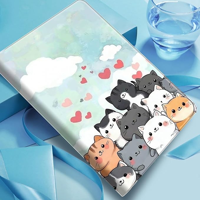 Case for Amazon Fire 7 Tablet 2019/2017 Release 9th/7th Generation PU Leather Smart Protective Cover with Auto Sleep/Wake for Fire 7 2019Dog Wearing Witch Hat Pumpkin