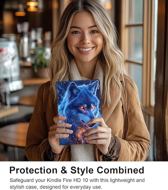 Case for Samsung Galaxy Tab A9 8.7-Inch 2023 Slim PU Leather Stand Cover with Auto Wake/Sleep Multi-Angle Viewing &amp Shockproof Adorable Bear