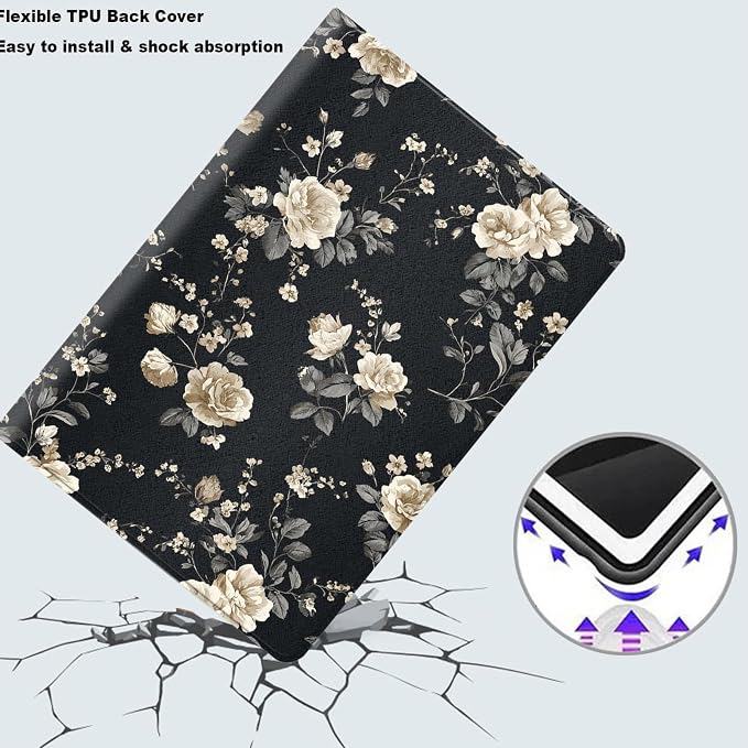 Tablet Case for 6 All-New Kindle (11th Generation2024/2022 Release)Shockproof Protective Cover with StandAuto Wake/SleepAmerican Flag Deer