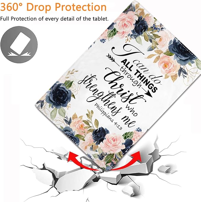 for iPad 10th-Gen 10.9-inch 2022 Case Adjustable Stand Shockproof Protective Cover with Automatic Wake-up/Sleep Function Suitable for iPad 10th Gen 2022 Case Art Dragonfly