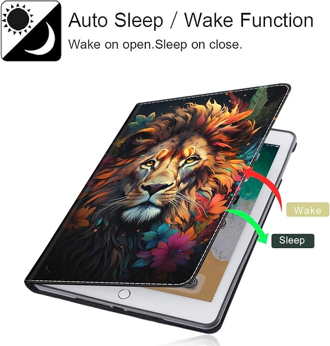 Case Fits All-New Amazon Kindle Fire HD 10 &amp 10 Plus Tablet (13th/11th Generation 2023/2021 Release) 10.1 Durable Shockproof Protective Cover with Auto Wake/Sleep，Black Woman Queen Afro Design