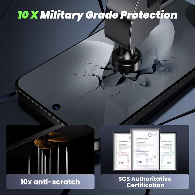 WSKEN [Replacement] for Samsung Galaxy S24 Ultra Screen Protector Tempered Glass- 10 Pack (WITHOUT INSTALLING Box)