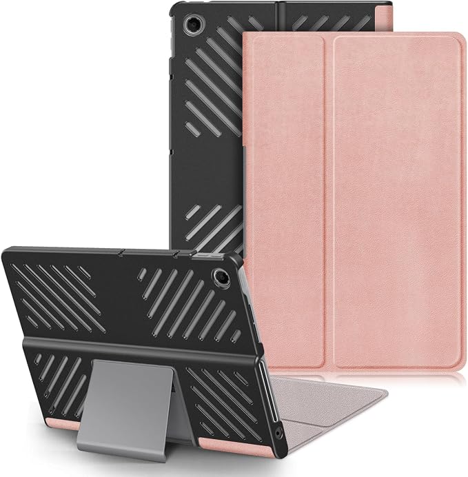 Case Compatible with Lenovo Tab Plus Tablet 2024 Folio Case for Lenovo Tab Plus 11.5 inch (TB351FU) Hard Shell Smart CoverBlack