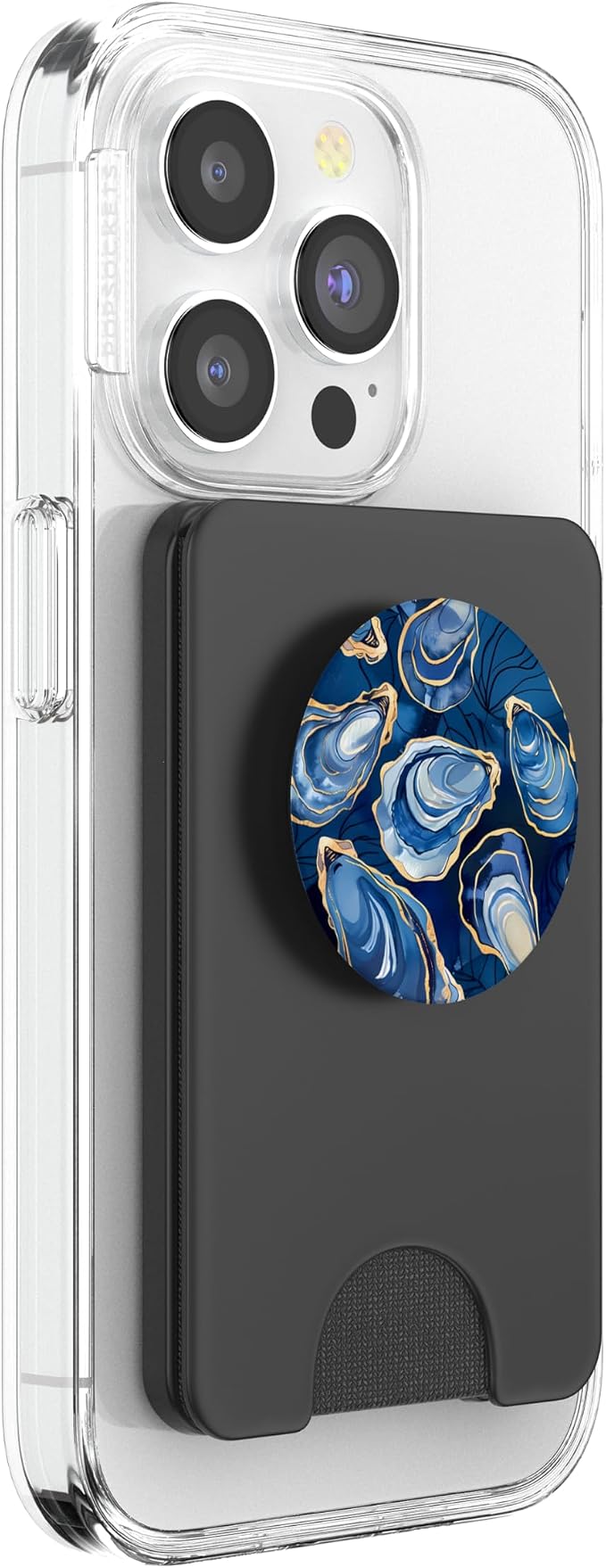 Exquisite Oysters in Blue and White Watercolors An Oyster PopSockets PopGrip for MagSafe