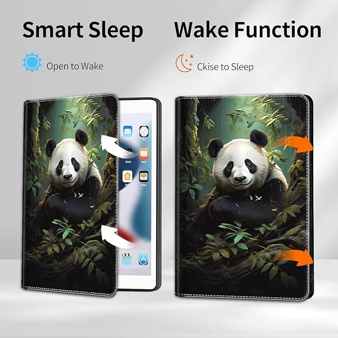Case for iPad 10.2/10.5，iPad 9th/8th/7th Gen，for iPad 10.2 inch 2021/2020/2019/iPad Air 3rd Gen/Pro 10.5 - Slim Fit Standing Cover with Auto Sleep/Wake，Frog Playing Guitar