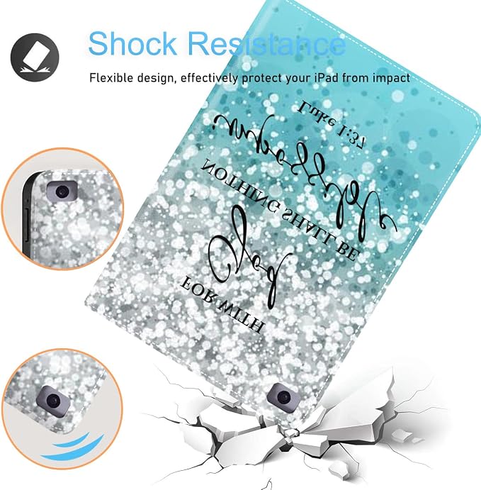 for iPad mini 5/4 Case iPad mini 1/2/3 Case Adjustable Stand Shockproof Protective Cover with Automatic Wake-up/Sleep Function Suitable for iPad mini 5th/4th Gen 7.9 inch - Bible Phil 4-13 Floral