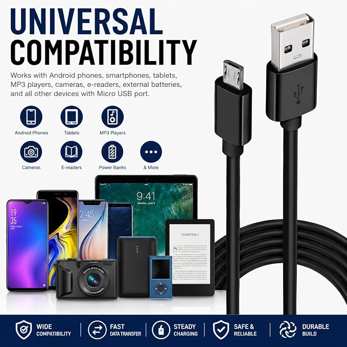 Master Cables Replacement Nikon UC-E17 UC-E20 UC-E21 USB Cable for Nikon COOLPIX AW130 B700 P610 P900 P950 S7000 S9900 &amp D3100 D3200 D3300 D3400 D5100 D5200 D5300 D5600