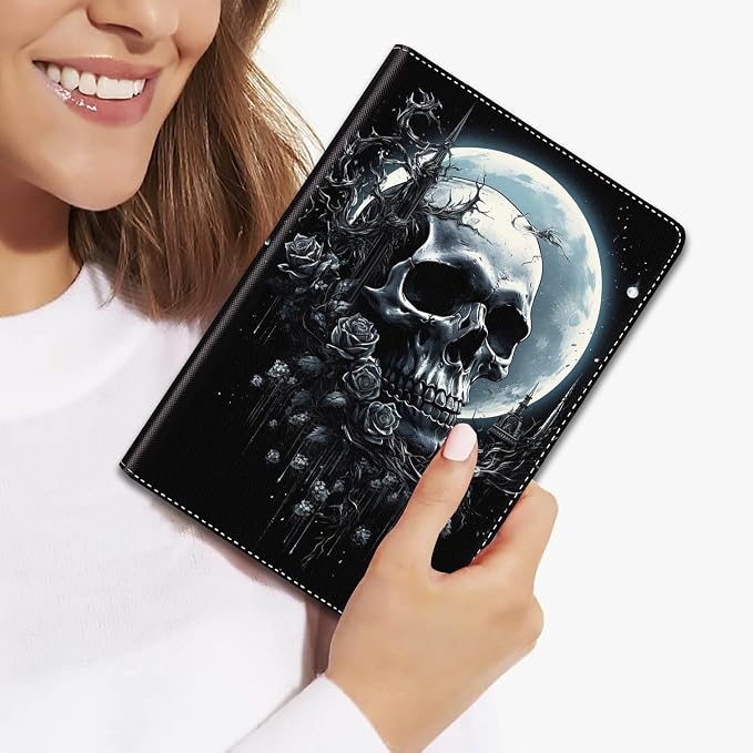 Case for iPad (A16) 11th Generation 11 Inch 2025 / iPad 10th Generation 10.9 Inch 2022 Ultra-Thin Multi-Angle Protective Cover with Auto Sleep/Wake A Dark Horse