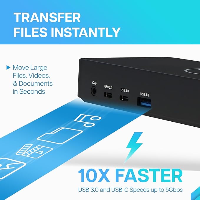 VisionTek VT2900 12in1 USB-C Docking Station – KVM Switch Single Host – HDMI, DisplayPort, 100W PD Port, 3.0 USB Ports, Audio, Thunderbolt & Ethernet Port – Compatible Hub for Laptops & PC