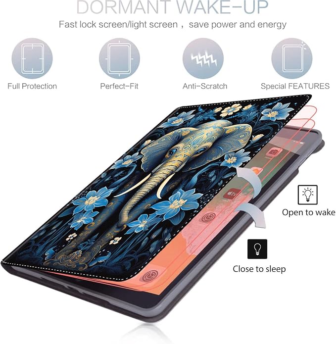 Case for iPad 9th/8th/7th Generation iPad 10.2 Case (2021/2020/2019) Slim Folding Stand Cover with Auto Wake/Sleep for iPad 10.2 inch Abstract Fantasy Colorful Butterfly