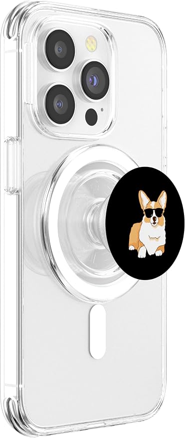 Corgi Funny Pet Corgi Dog Lover PopSockets PopGrip for MagSafe