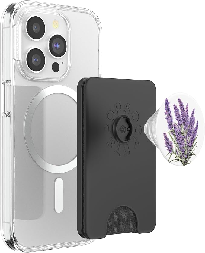 A Lavender Bouquet in Purple Watercolors A Flowery Lavender PopSockets PopGrip for MagSafe