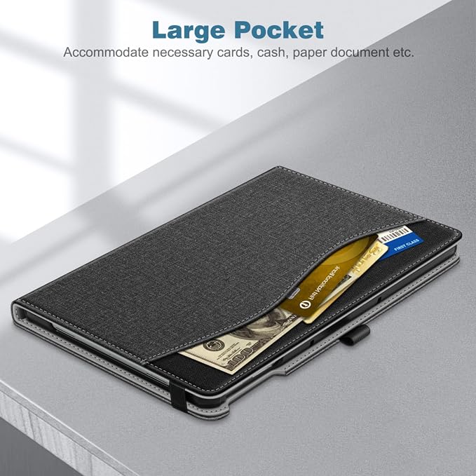 Fintie Case for Google Pixel Tablet 11 inch 2023 Multi-Angle Viewing | Protective Stand Cover with Pocket &amp Pencil Holder Compatible with Charging Speaker Dock Blossom
