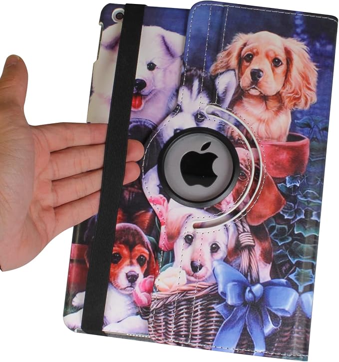 Case for ipad Cover 11inch 1st Generation 2018 Case Model A1980/A2013/A1934 / A1979 360 Degree Rotating Smart Leather Auto Sleep/Wake (Black)