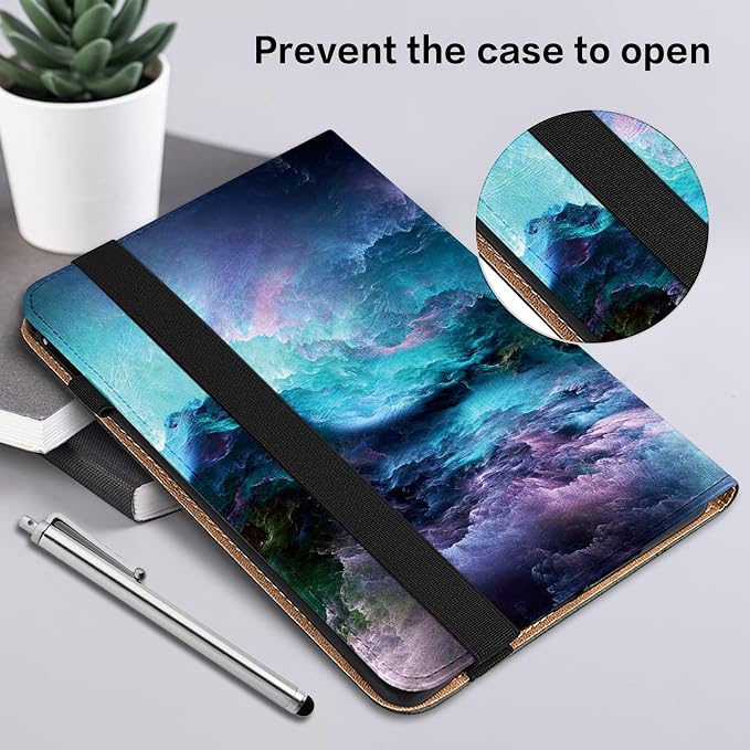 Case for Amazon Fire HD 10 and 10 Plus Tablet (13th/11th Generation 2023/2021 Release)PU Leather Slim Fit Folding Stand Cover - Brown Owl