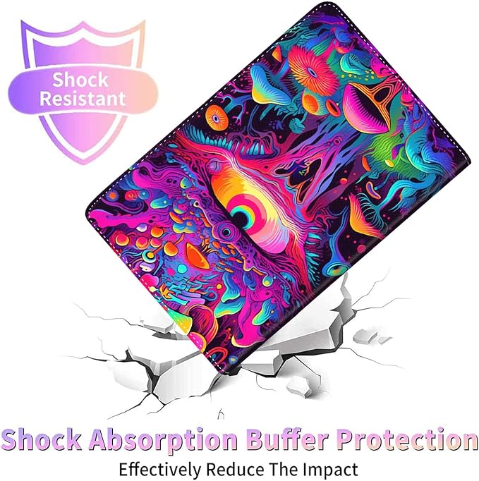 Case for New iPad (A16) 11th Generation 11 Inch 2025for iPad 10th Generation 2022 10.9 Inch Multi-Angle Stand Smart Cover Shockproof with Auto Wake/Sleep Baby Dragon