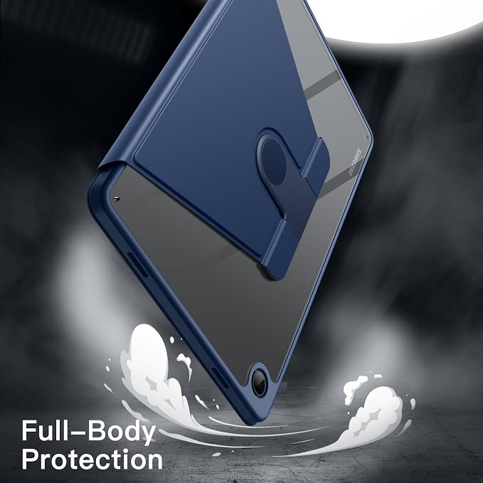 JETech Rotating Case Cover for Samsung Galaxy Tab A11 Plus Black | 360° Rotation Stand Clear Back Design Auto Wake/Sleep Full Protection