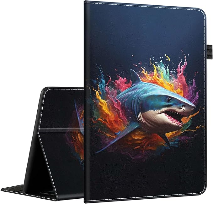 Case for Amazon Kindle Fire Max 11 Case (13th Gen 2023 Release) 11，Slim Fit Foldable Standing Cover Case with Auto Sleep/Wake for Fire 11 Max Tablet，Skull and Fire
