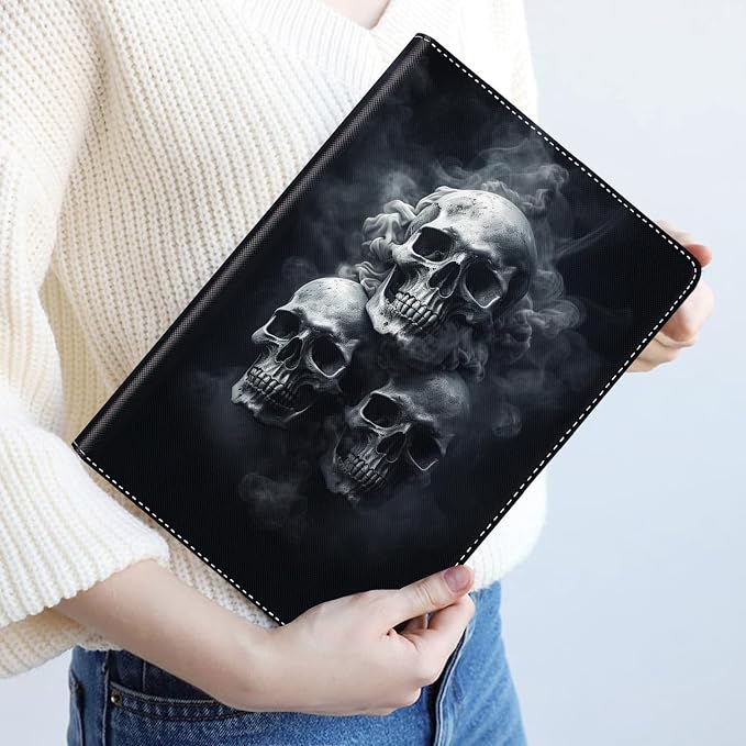 Case for iPad (A16) 11th Generation 11 Inch 2025 / iPad 10th Generation 10.9 Inch 2022 Ultra-Thin Multi-Angle Protective Cover with Auto Sleep/Wake A Dark Horse
