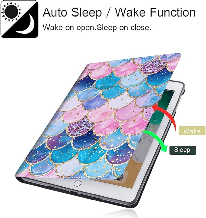 Case for New iPad (A16) 11th Generation 11 Inch 2025for iPad 10th Generation 2022 10.9 Inch Multi-Angle Stand Smart Cover Shockproof with Auto Wake/Sleep ，Starry Sky