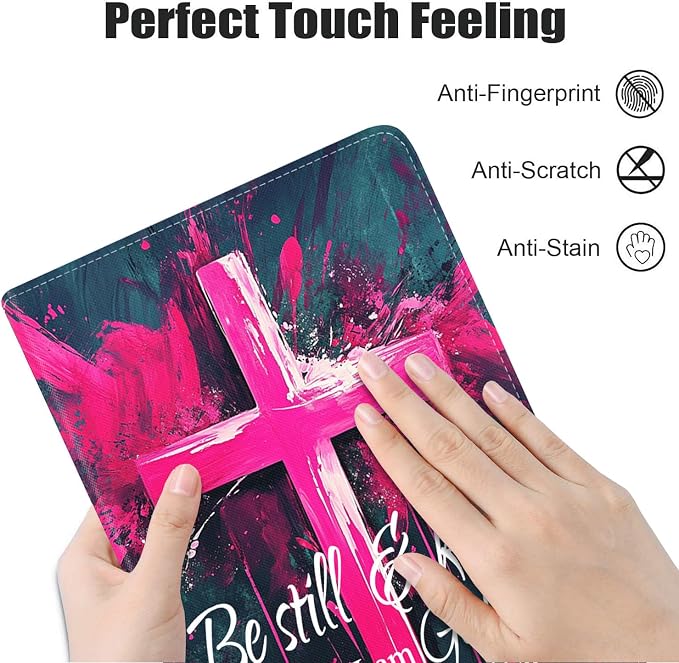 Case for Samsung Galaxy Tab S10 Plus 2024/ S9 Plus/ S9 FE Plus 5G 12.4 Inch 2023 Premium PU Leather Stand Folio Cover with Auto Sleep/Wake Abstract Colorful Dog