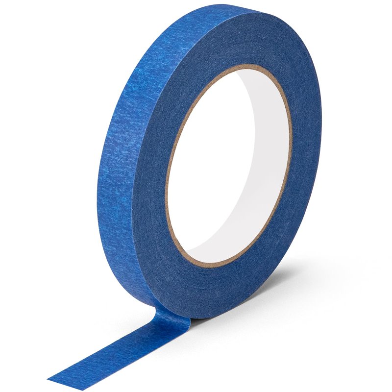 KICNIC Painter Tape, Blue Masking Tape 0.7 Inch x 60 Yard, 1 Roll Paper Craft Supplies, Removable Wide Clear Tape for Wall, Classroom, Artist, DIY Painting Tools & Home Improvement