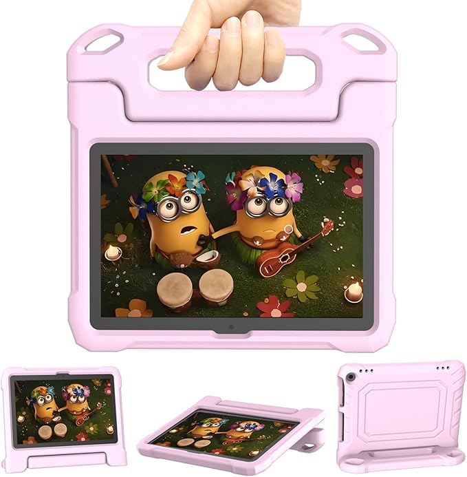 DJ&ampRPPQ Kids CaseEVA Strong Anti Drop is Suitable for 10 inch Tablet. Not Compatible with Ipad 10in Tablet Black
