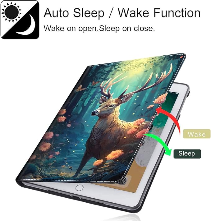 Case for 7 All-New Kindle Paperwhite 12th Gen 2024 &amp Kindle Colorsoft Signature Edition (2024 Release) PU Leather Folio Cover with Auto Wake/Sleep ，Blue Dragon