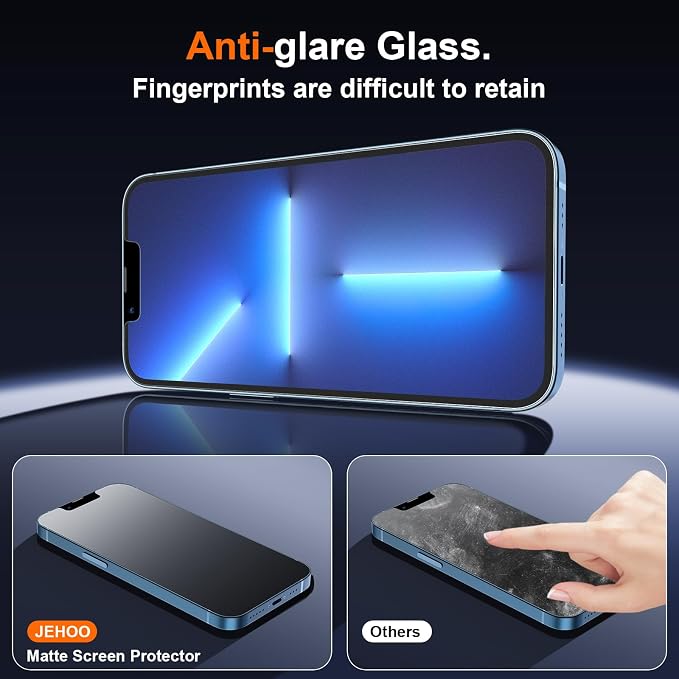 [2 Pack] Matte Privacy Glass Screen Protector Designed for iPhone 11 / iPhone XR Anti-Glare Anti-Fingerprint Install Frame 9H Tempered Glass