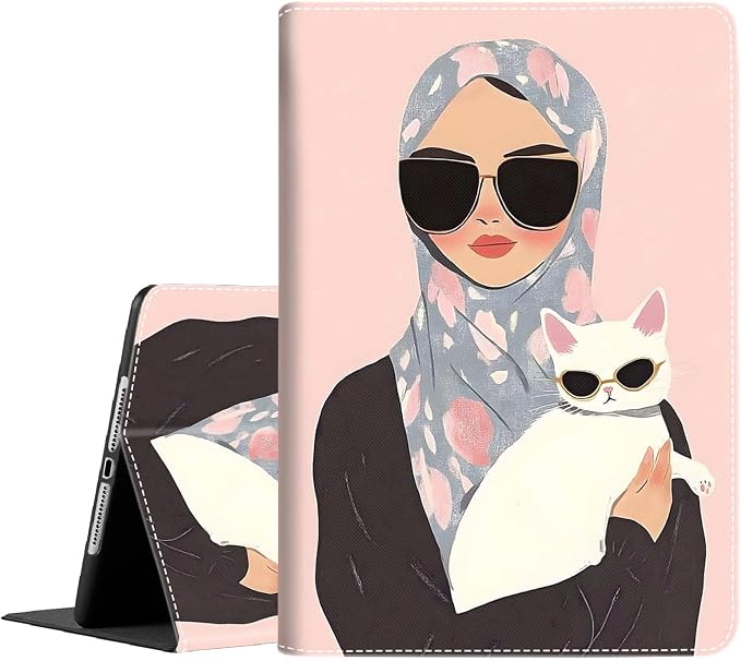 Case for New iPad (A16) 11th Generation 11 Inch 2025 for iPad 10th Generation 10.9 2022 Multi-Angle Smart Stand Cover Auto Sleep/Wake Halloween Panda Wizard and Pumpkin
