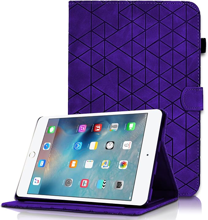 Case for iPad mini 5 2019/Mini 4 2015 (5th/4th Generation 7.9 inch) Multi-Angle Viewing PU Leather Folio Case with Magnetic Clasp for iPad mini 3/2/1 Auto Wake/Sleep Smart Tablet Cover Black