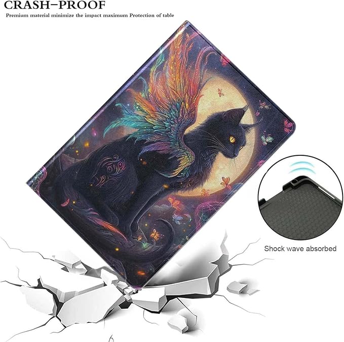Case for iPad 9th/8th/7th Generation (2021/2020/2019) 10.2-inchSlim PU Leather Cover Adjustable Stand Auto Wake/SleepAurora Over Mountains