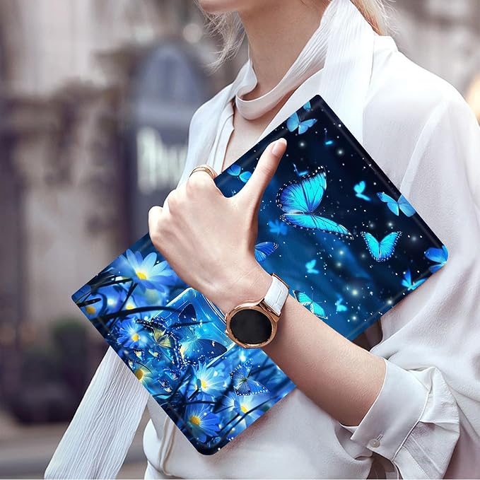 FUYOCWE for iPad Pro 13 Inch Case (M47th Generation2024 Model A2925A2926A3007)PU Leather Slim Folding Stand Case for iPad 13 7th GenAuto Sleep Wake Cover -A Dream Catcher Wolf
