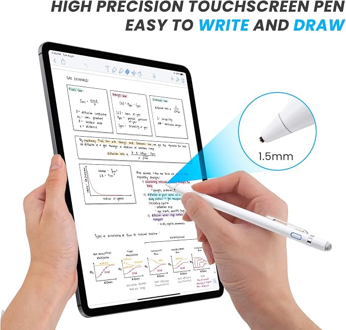 Stylus Pens for HP Envy X360 Convertible 2 in 1 Laptop EDIVIA Digital Pencil with 1.5mm Ultra Fine Tip Stylus Pen for HP Envy X360 Convertible 2 in 1 Laptop Black