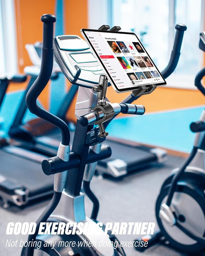 Z Fold Motorcycle Mount - [Foldable Phone Friendly] Bike Tablet Holder Bicycle Handlebar Tablet Clamp Scooter Phone Clip for Samasung Galaxy Fold 7 6 5 4 3 2 Tabs Google Pixel Pro iPad iPhone