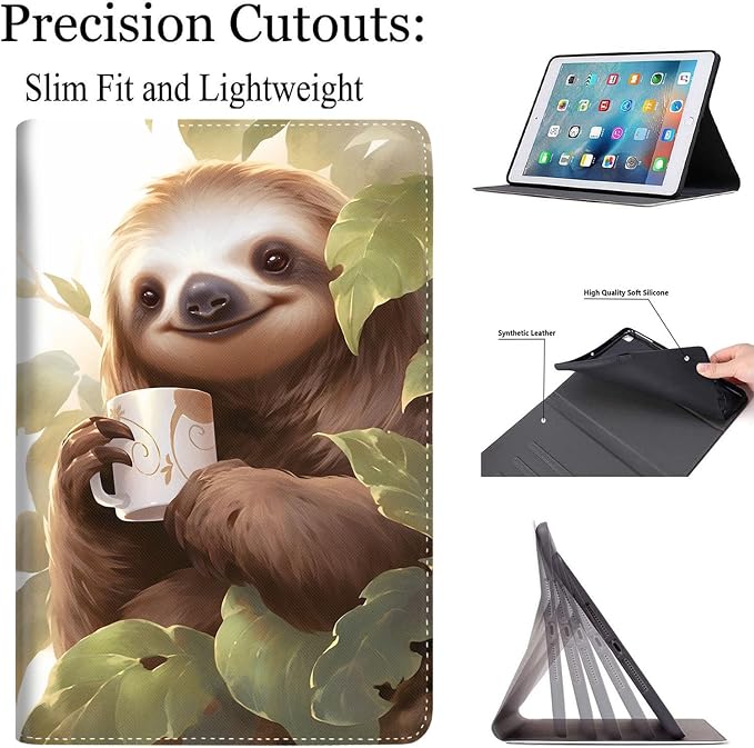 Case for New iPad (A16) 11th Generation 11 Inch 2025for iPad 10th Generation 2022 10.9 Inch Multi-Angle Stand Smart Cover Shockproof with Auto Wake/Sleep Baby Dragon