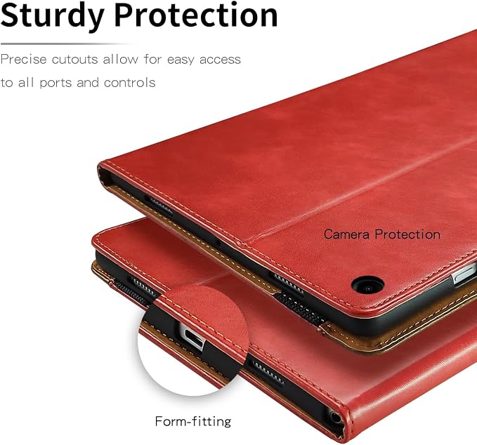 Case for Samsung Galaxy Tab A11 Plus 11 Inch 2025 Released (Model: SM-X310/SM-X315/SM-X236) Bussiness PU Leather Cover Flip Stand with Elastic Band &amp Card Holder-Brown